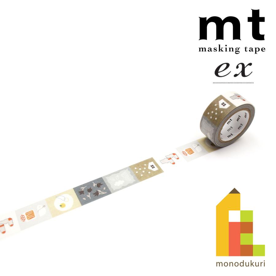mt（エムティー） カモ井加工紙 mt 1P ex 秋冬モチーフ 18mmx7m