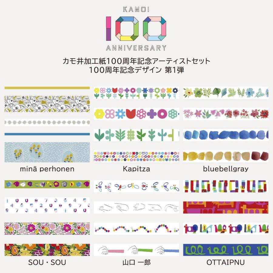 mt 【数量限定】カモ井加工紙100周年記念 mina perhonenセット mt 【数量限定】カモ井加工紙100周年記念 mina perhonenセット