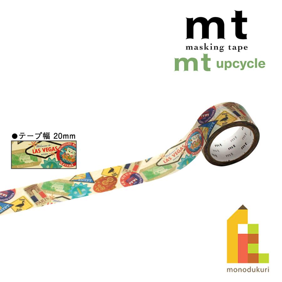 mt（エムティー） カモ井加工紙 マスキングテープ mt upcycle tape