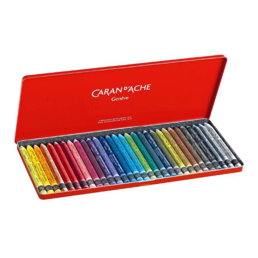 カランダッシュ　ネオカラー2　水溶性クレヨン　30色セット ネオカラー（CARAN d'ACHE） カランダッシュ ネオカラー2 水溶性