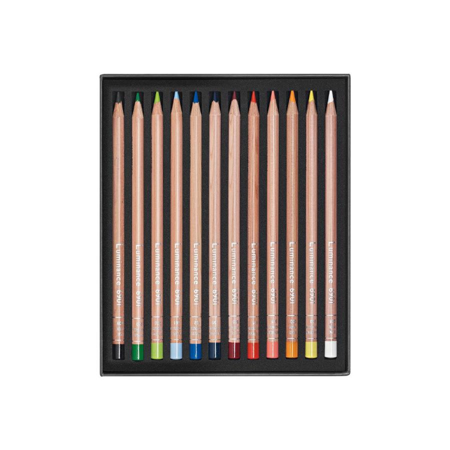 CARAN d'ACHE（カランダッシュ） ルミナンス 6901 12色セット 紙箱入