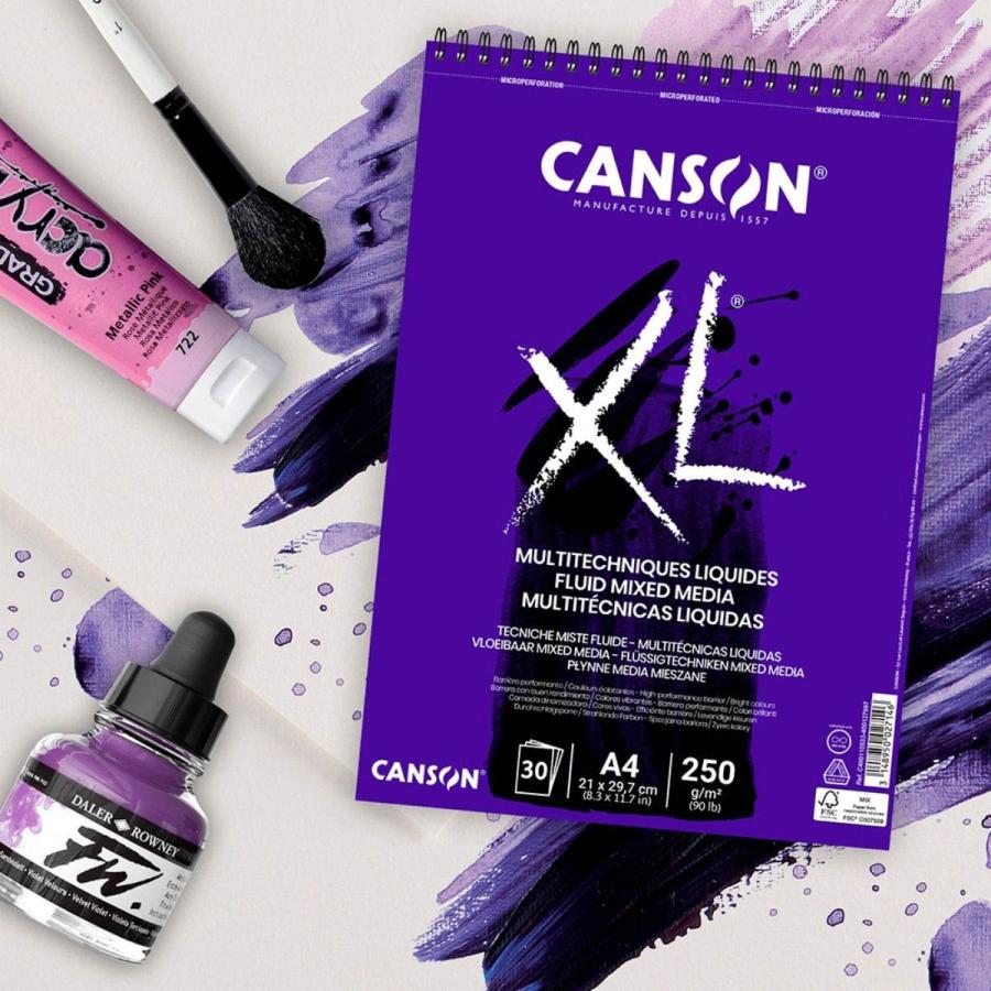 キャンソン(CANSON) XLスケッチブック A4 【全4種類】 (マルマン輸入