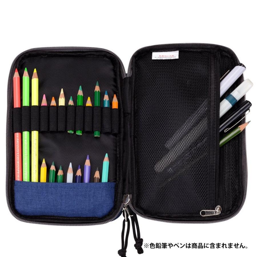 ホルベイン 色鉛筆ポーチ HCP−01シリーズ (ブラック/マリン