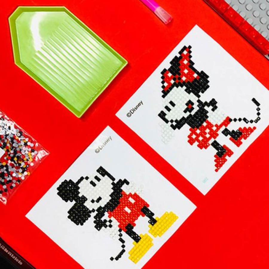 ジギー様　ダイヤモンドアート　オーダー　10-8 アイラブペインティング DIY キュービックディズニー ステッカー