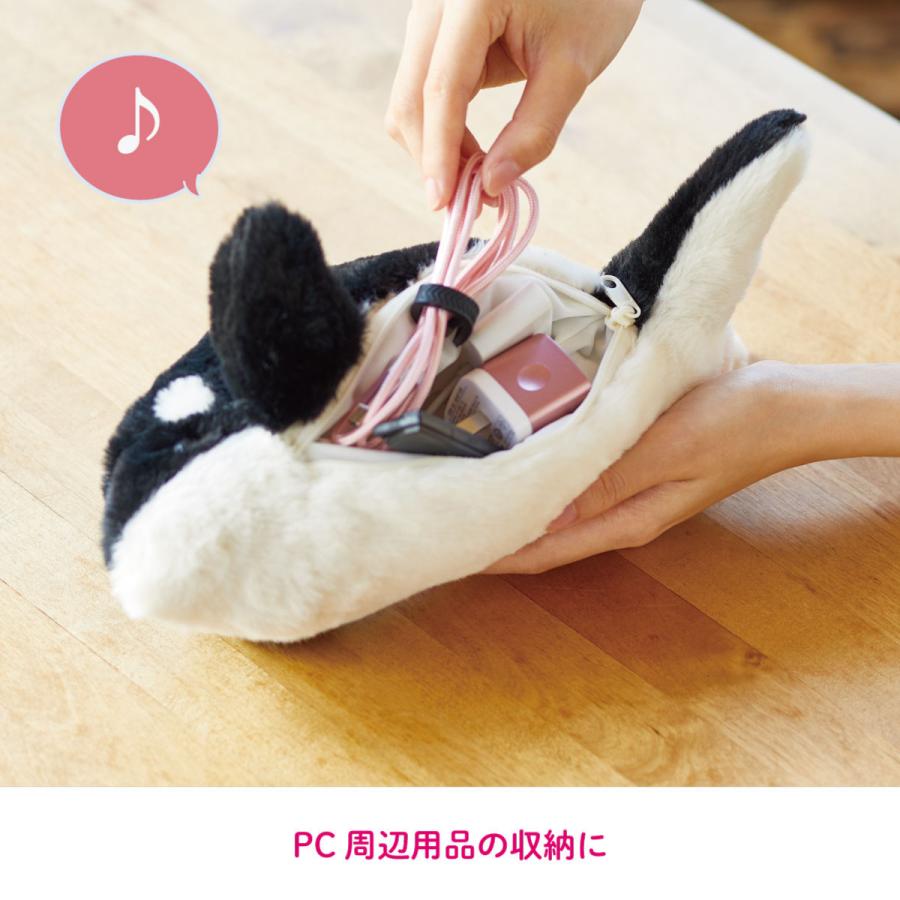 ももんがクッションポーチ　オーダーページ　ハンドメイド キングジム(Kingjim) ポーズー Pouzoo クッションポーチ アザラシ