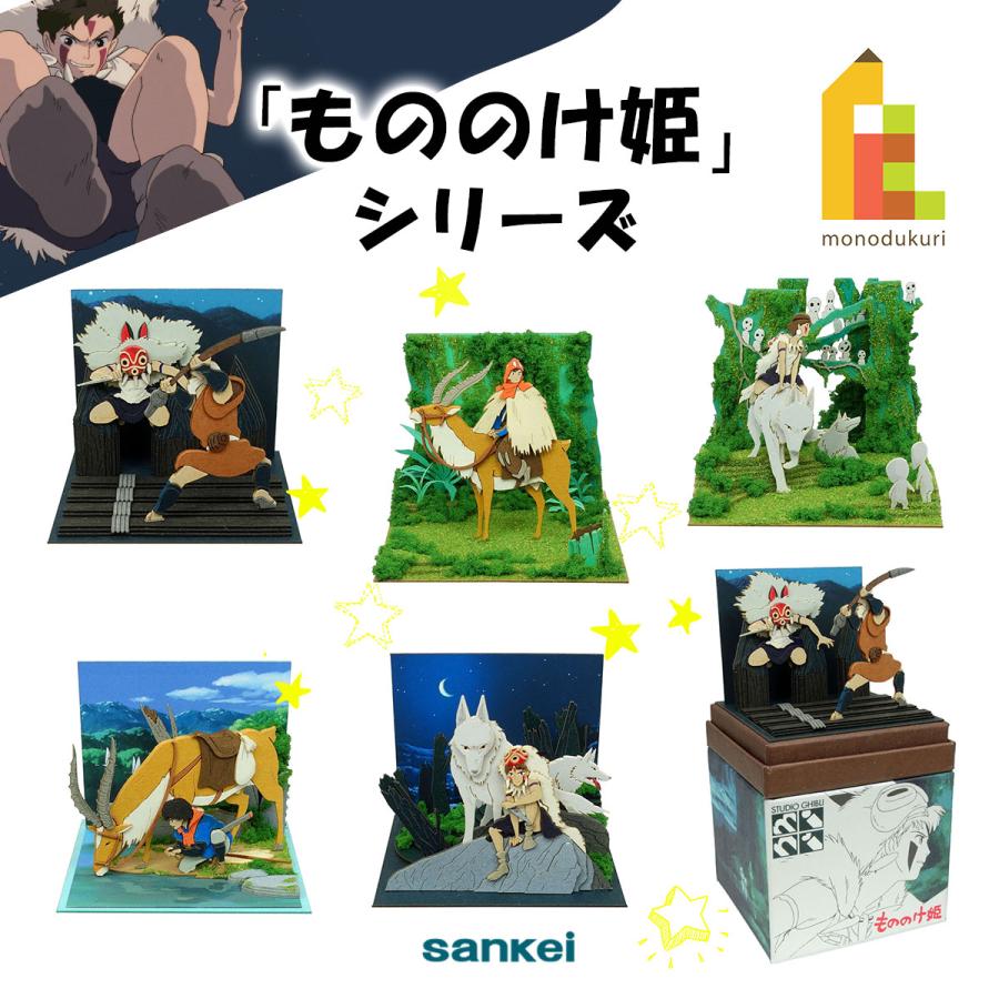 さんけい みにちゅあーとキット スタジオジブリ mini もののけ姫 さんけい みにちゅあーとキット スタジオジブリ mini もののけ姫
