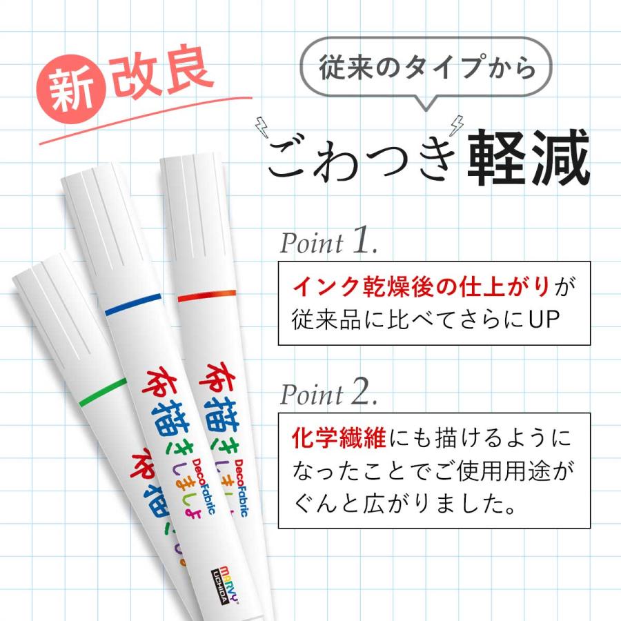 マービー 布描きしましょ3 6色セット Aセット/Bセット (223-6A/6B) ぬ