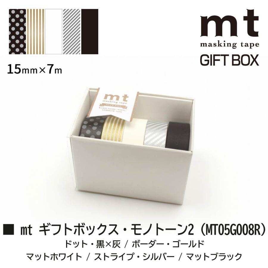 カモ井加工紙 【mt GIFT BOX】 15・20mm×7m(MT05G005R〜MT05G011R) カモ井 mt mｔ マスキングテープ マステ 和紙テープ ギフト｜art-and-craft-lab｜05