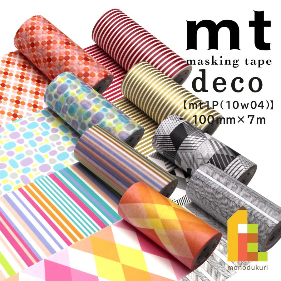 mt（エムティー） カモ井加工紙 マスキングテープ 幅広 【mt1P deco