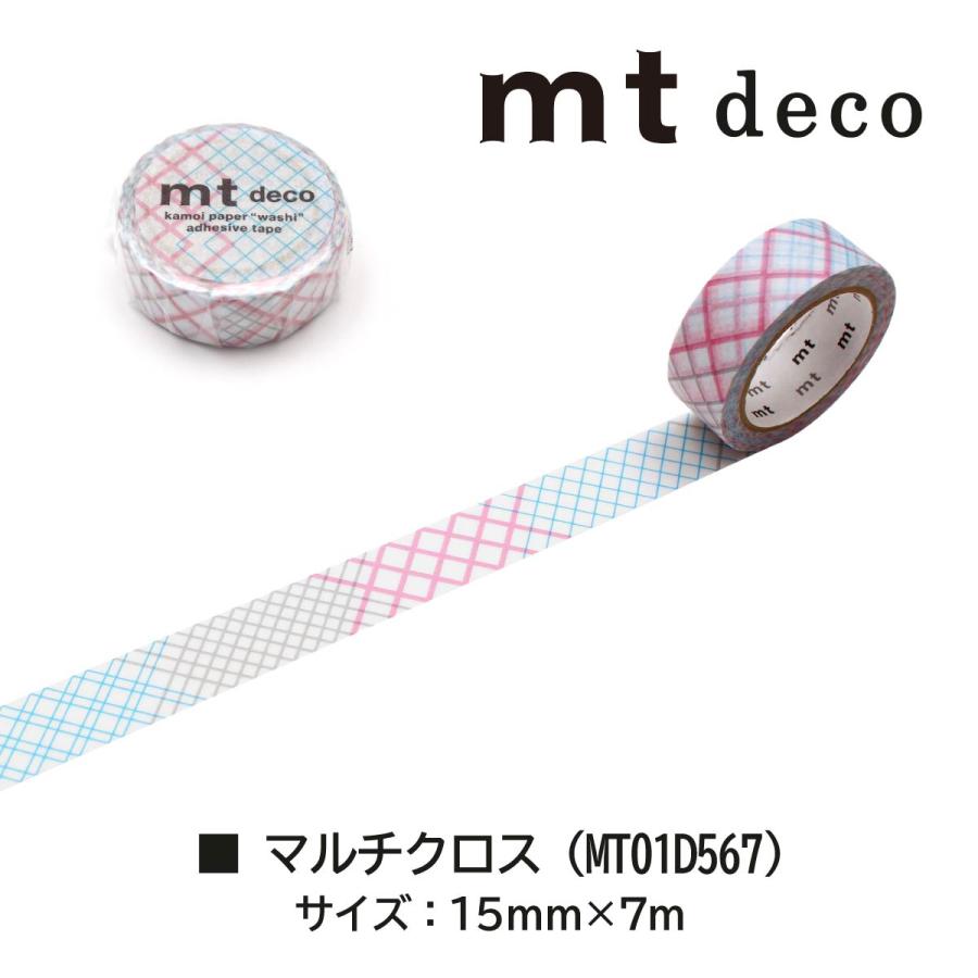 mt（エムティー） カモ井加工紙 マスキングテープ (mt1P/Deco18