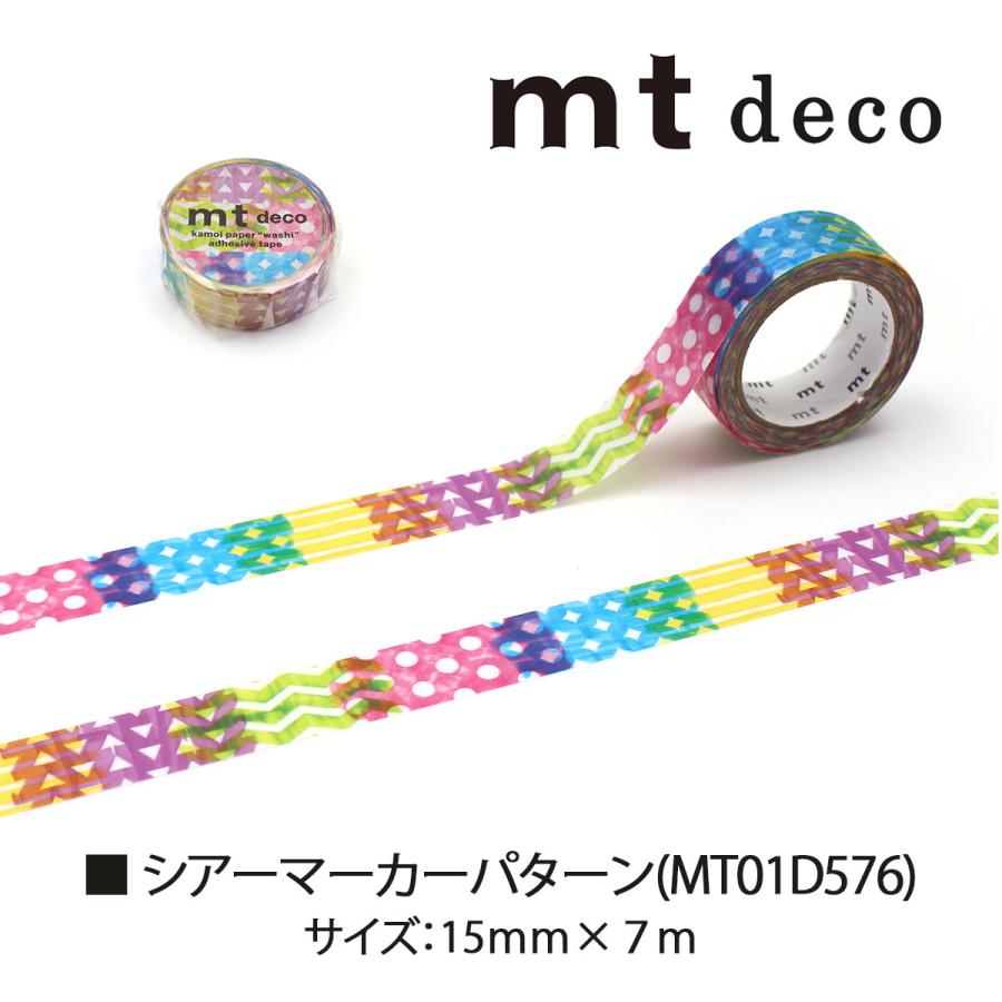 カモ井加工紙 マスキングテープ (mt1P/Deco20) 15mm×7m (MT01D575