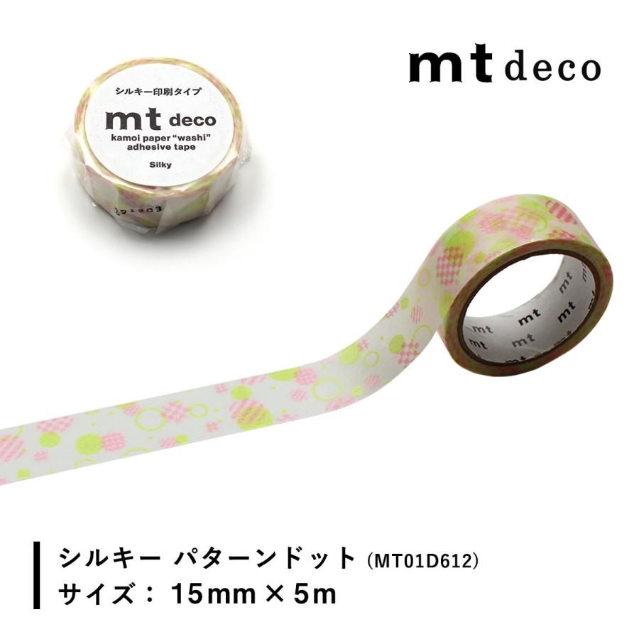 mt（エムティー） カモ井加工紙 マスキングテープ 【mt1P/Deco25