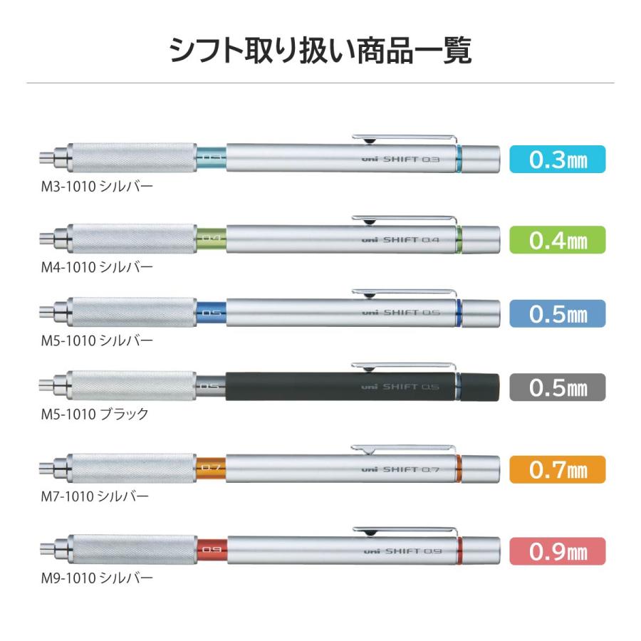 三菱鉛筆 SHIFT(シフト)製図用シャープペンシル【0.3/0.4/0.5/0.5