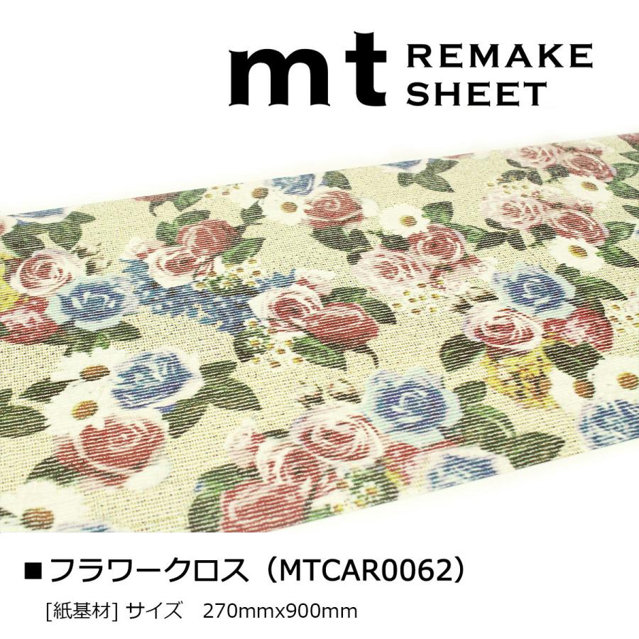 もりりん生地*リメイク素材に【3点セール対象】 mt カモ井加工紙 リメイクシート New 布 生地素材 レザー系柄