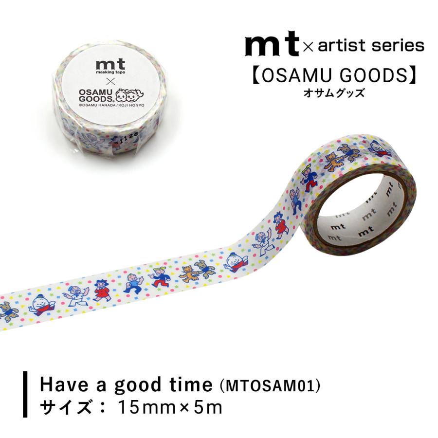 マスキングテープ (新品&中古) ① カモイ　mt mt（エムティー） カモ井加工紙 mt×【OSAMU GOODS(オサムグッズ)】 15