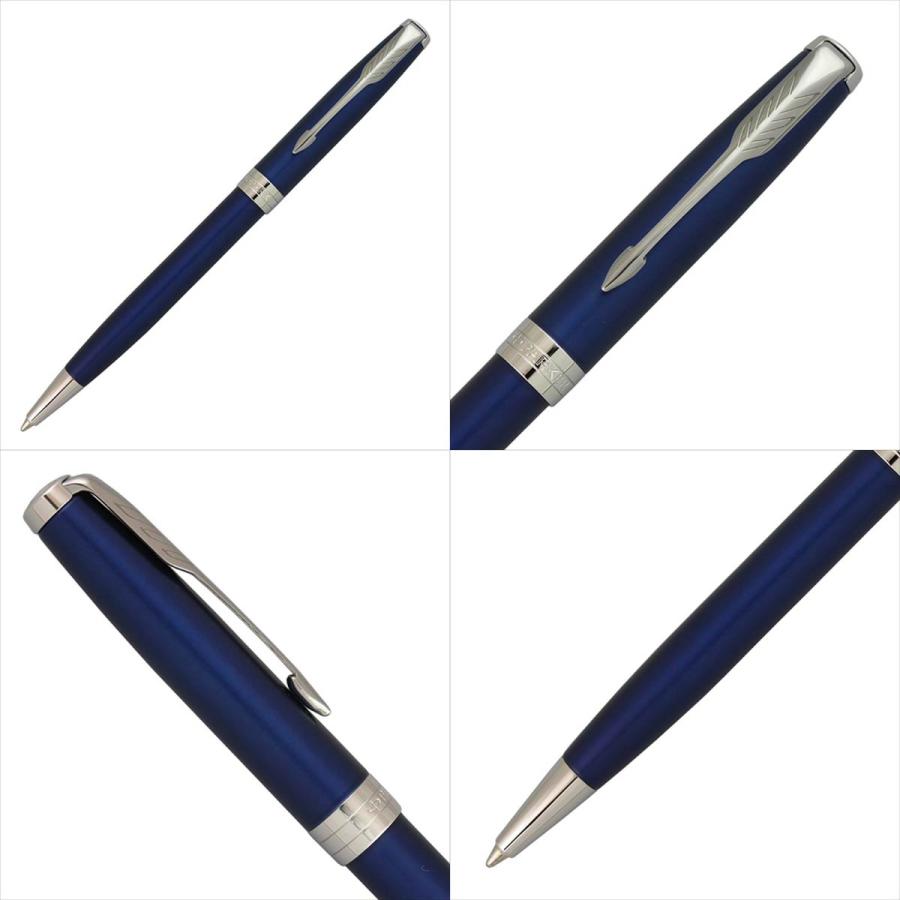 parker ボールペン sonnet Parker Sonnet Premium Metal & Black Ballpoint Pen | Pen Heaven