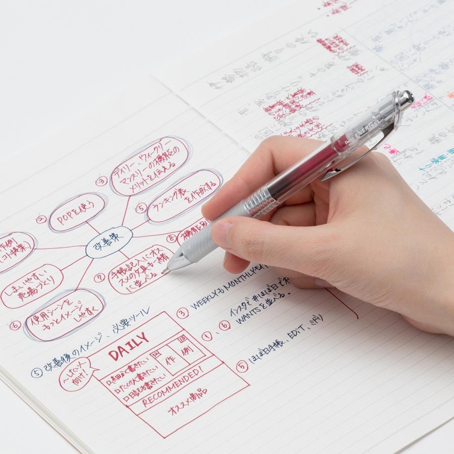 ぺんてる（Pentel） エナージェルインフリー10色セット 0.4 0.5 0.7