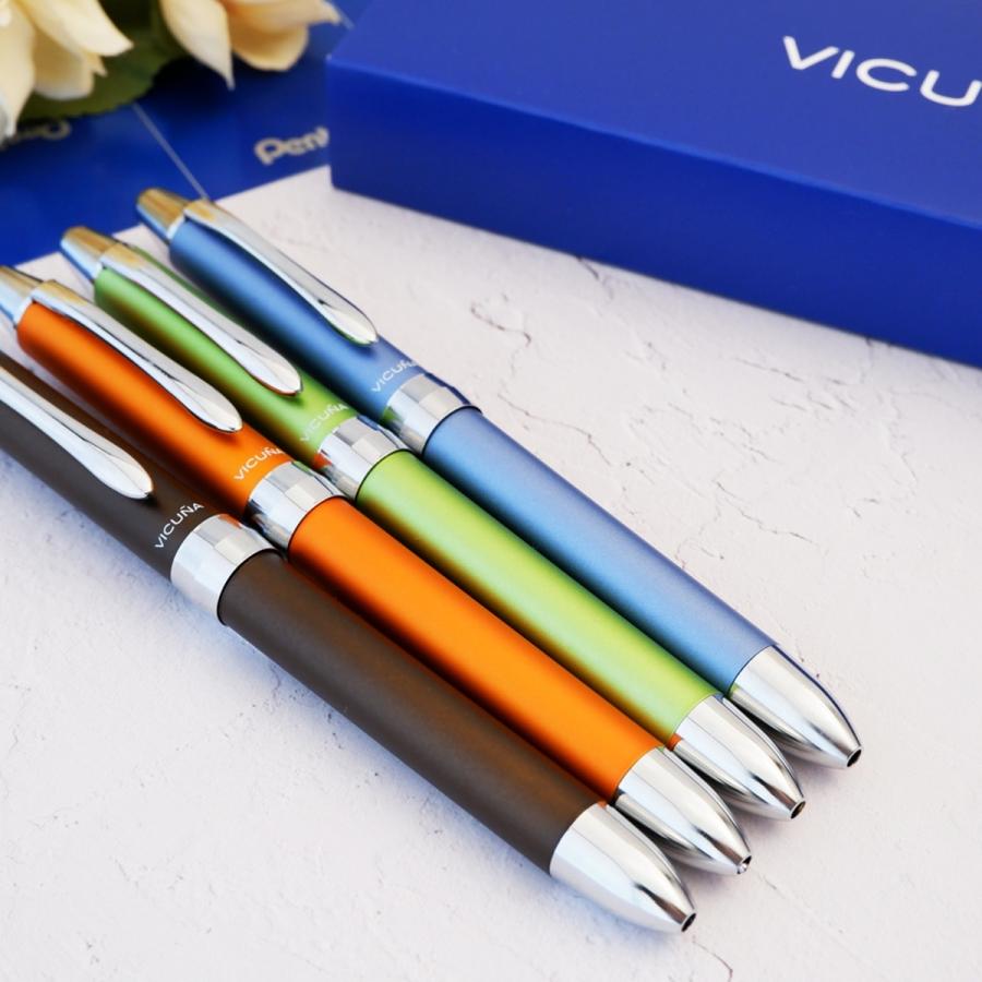 ぺんてる（Pentel） ビクーニャEX 2色ボール＋シャープセピア