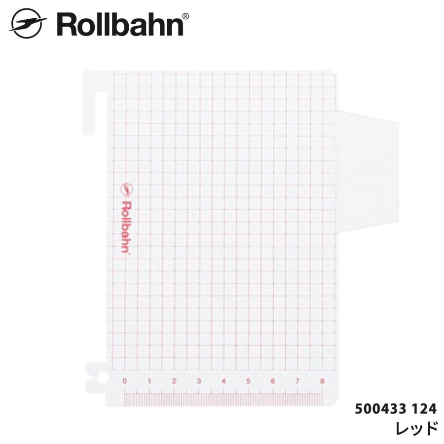Rollbahn(ロルバーン) ポケット付メモM用下敷き レッド 500433-124/ブルー 500433-425/シルバー 500433-704 DELFONICS(デルフォニックス) | DELFONICS | 01