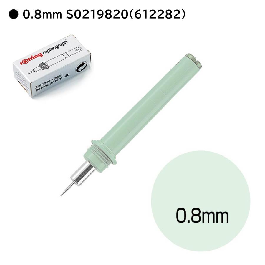 ロットリング ラピッドグラフ製図ペン用スペアニブ【0.3/0.5/0.6/0.8/1.0】 | ロットリング | 04