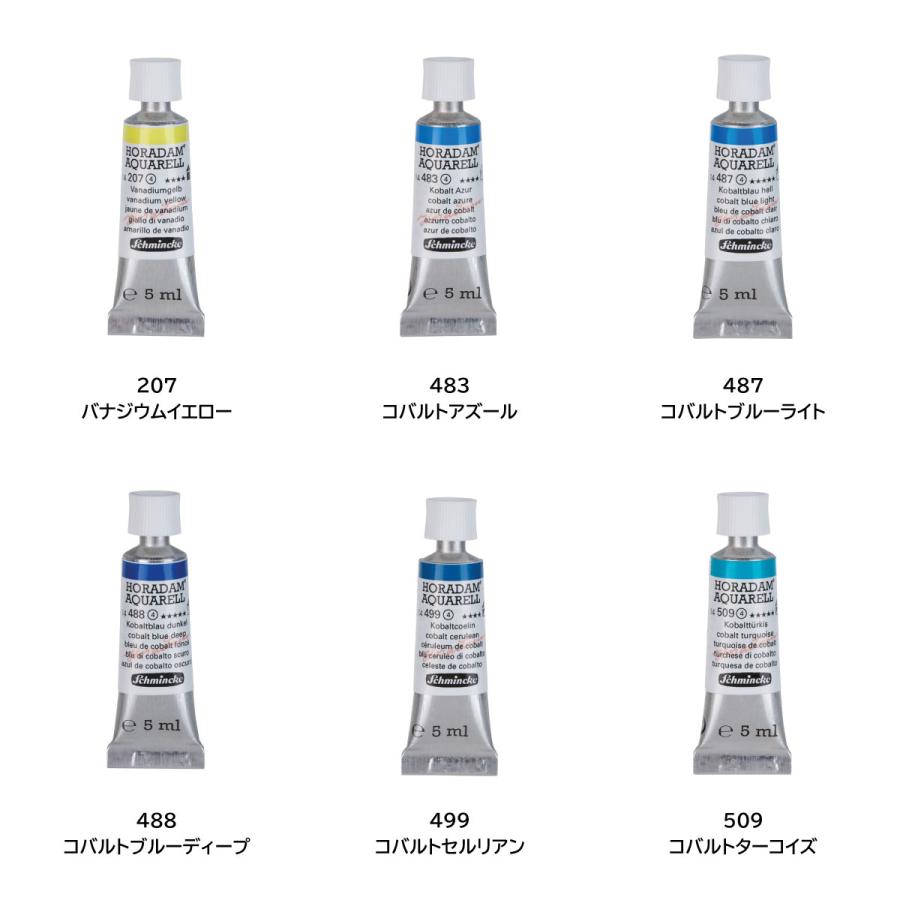 シュミンケ ホラダム 透明水彩絵具 2号 5ml チューブ 全140色 【9