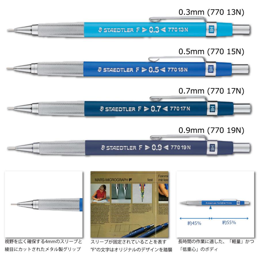 ステッドラー（STAEDTLER） 製図用シャープペンシル 770シリーズ (0.3