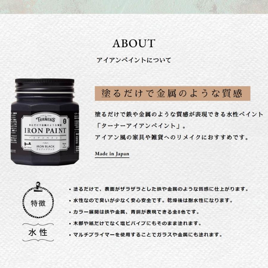 ターナー アイアンペイント 500ml 【アイアンブラック/アイアン ターナー アイアンペイント 500ml 【アイアンブラック/アイアン