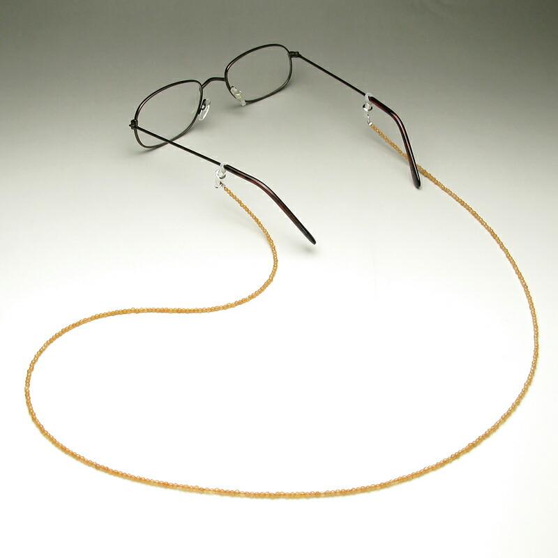 全品送料無料 素晴らしい価格 1年保証付き レッドアベンチュリン2ミリカット玉のメガネチェーン グラスコード おしゃれメンズマスクチェーン