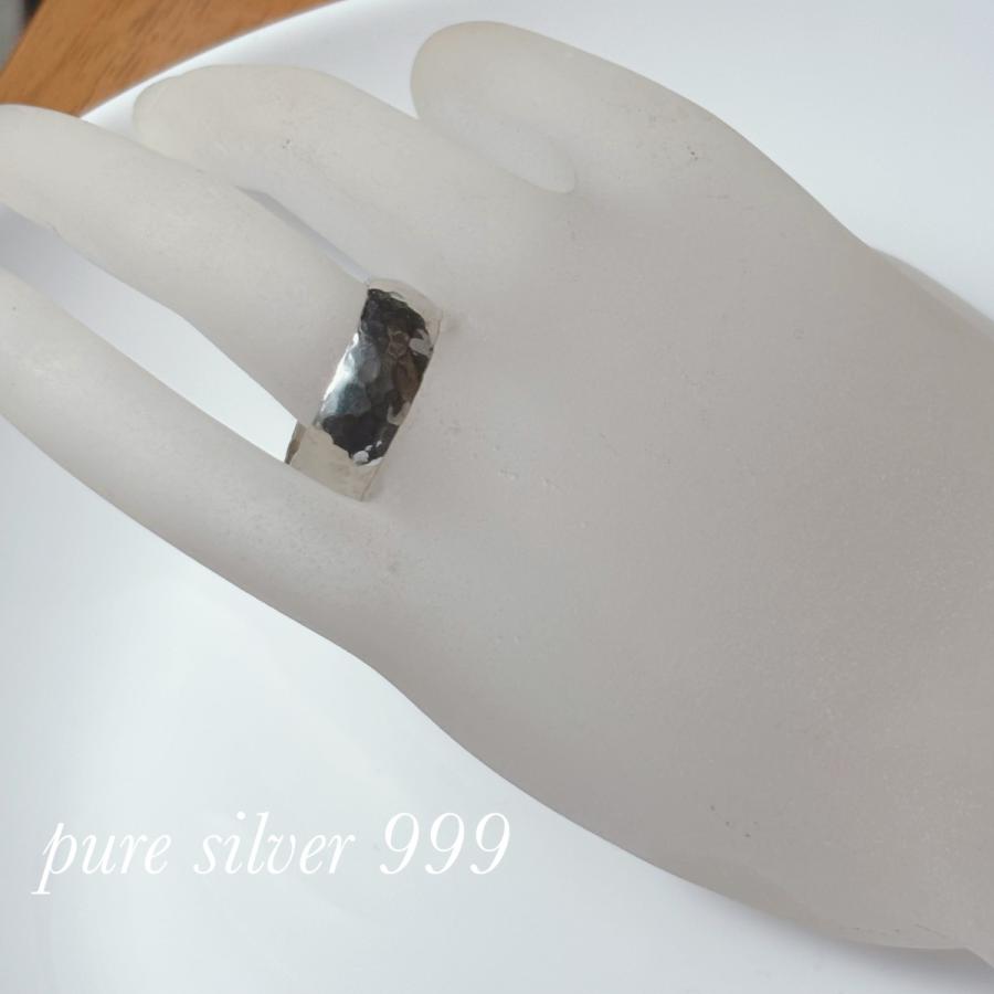 受注生産] つけっぱなしOK！！「純銀」ピュアシルバー（SV999 ) 槌 