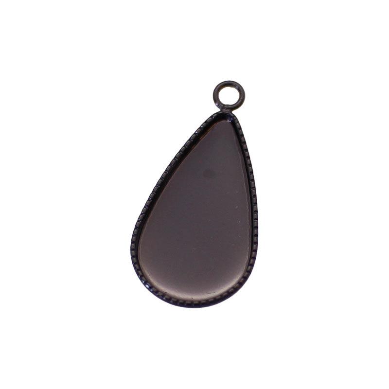 本べっ甲 天然水もく 雫型チャーム 本べっ甲 天然水もく 雫型チャーム