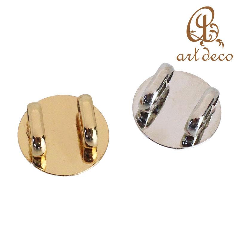 帯留め 帯締め 帯飾り サッシュクリップ 板付き 円形 丸 1個 20mm 