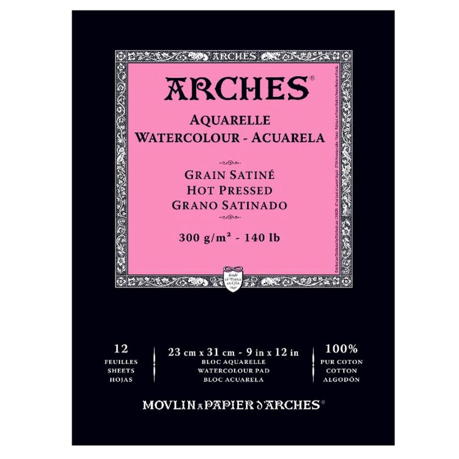 高級水彩紙 アクアレルアルシュ パッドタイプ 荒目、細目、極細目 Amazon.co.jp: Arches アルシュ 水彩紙 パッド 300g 荒目26X36cm