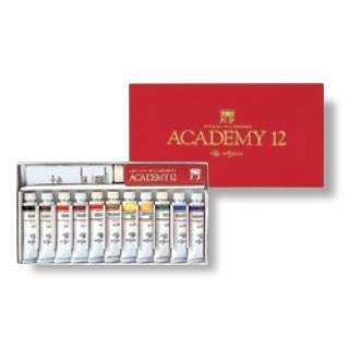 クサカベ油絵具セット アカデミー12（12色セット）[専門家用油絵具]