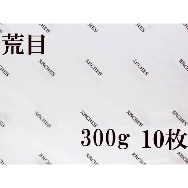 アルシュ水彩紙シート 荒目 厚口300g 560×760mm 10枚組