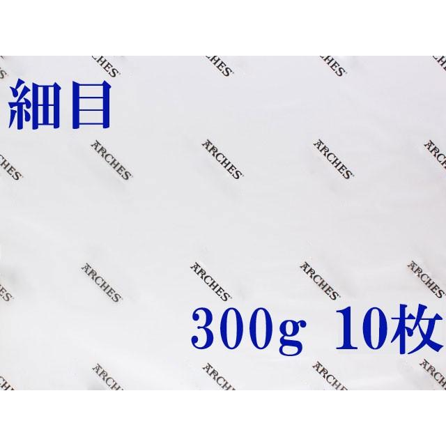 アルシュ水彩紙シート　細目　厚口３００ｇ　５６０×７６０ｍｍ　１０枚組