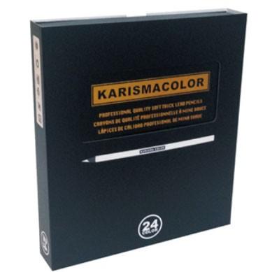 Karisma Color 24色鉛筆セット プロ用 アーティスト アート 美術 サンフォード カリスマカラー 色鉛筆24色セット : 額縁画材