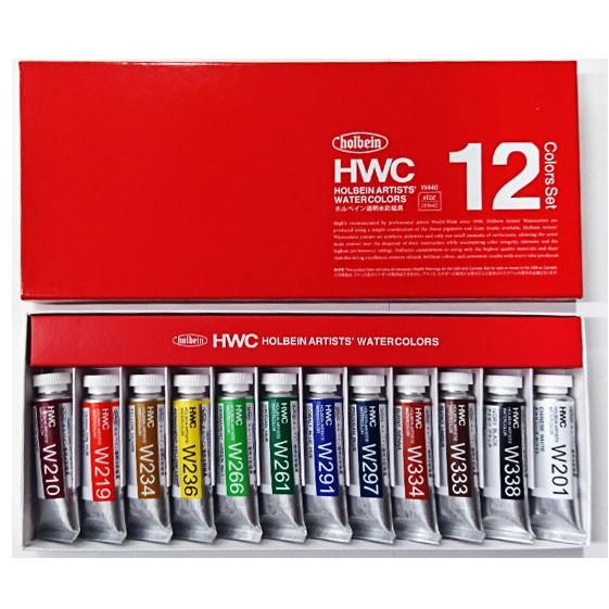 ホルベイン ホルベイン透明水彩絵具 12色セット 5号チューブ