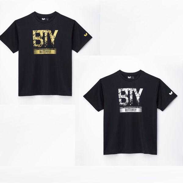 バタフライ（Butterfly） BTY-Tシャツ25｜ブラックxゴールドm : タッキュウ10 - 通販 - Yahoo!ショッピング