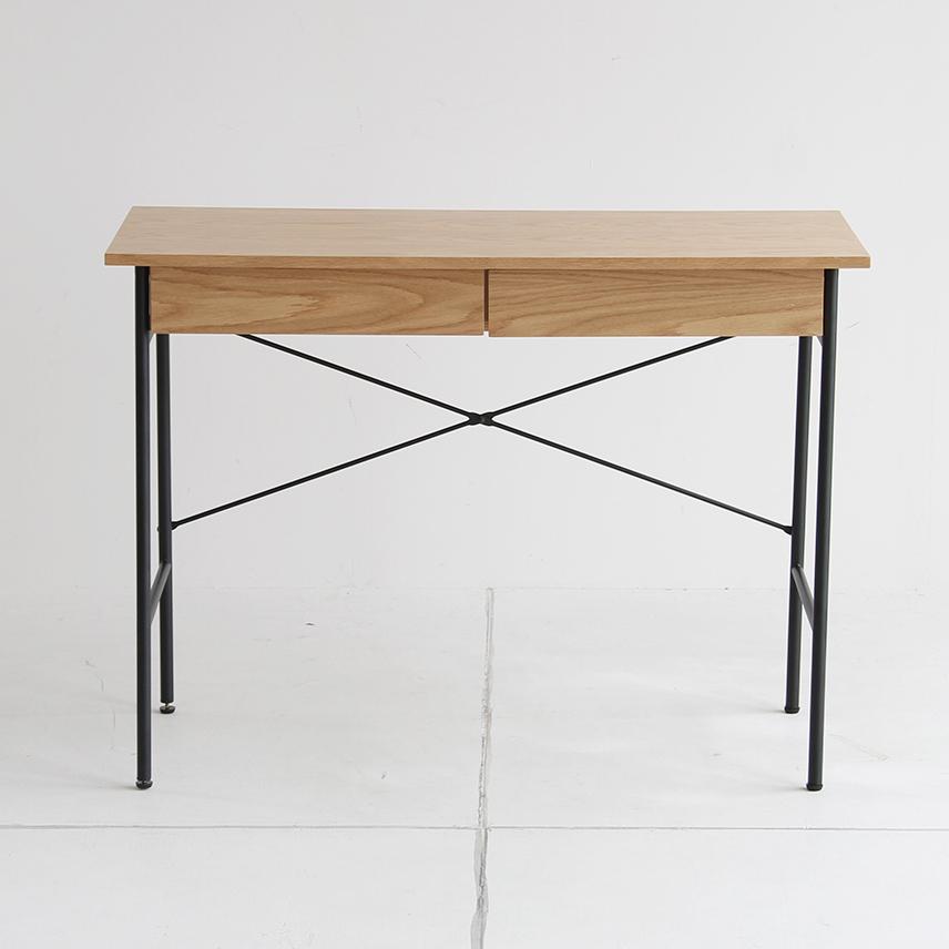 デスク 幅100センチ 奥行45センチ ナチュラル 在宅勤務に パソコン