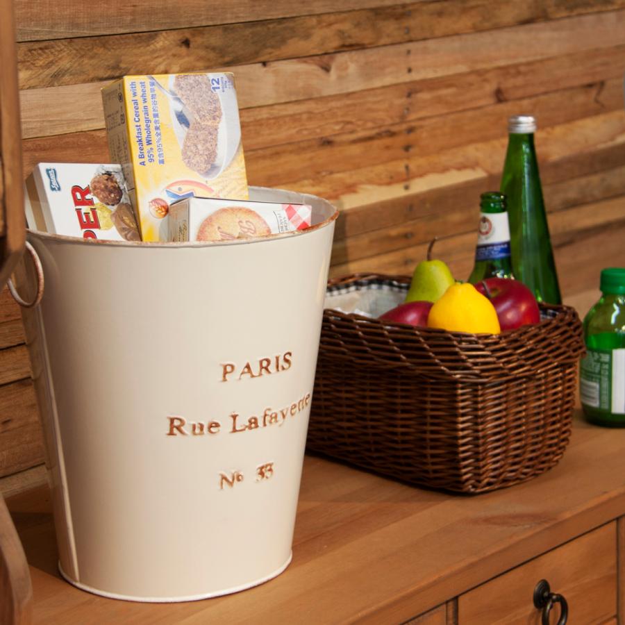 東谷 ダストボックス ゴミ箱 アンティーク バケツ型 スチール 北欧 AZ