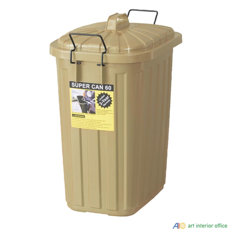 ペール缶 60L スーパー缶 ダストボックス ゴミ箱 大型 日本製 ふたつき