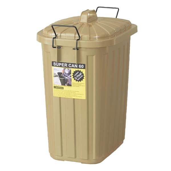 ペール缶 60L スーパー缶 ダストボックス ゴミ箱 大型 日本製 ふたつき