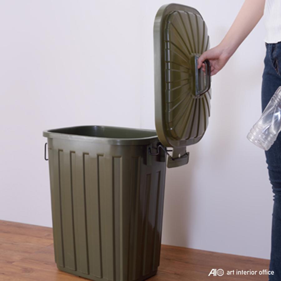 ペール缶 60L スーパー缶 ダストボックス ゴミ箱 大型 日本製 ふたつき