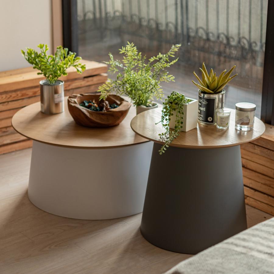 東谷 センターテーブル ナイトテーブル サイドテーブル 直径69cm 丸形