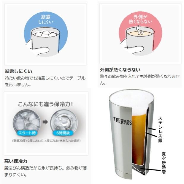 名入れ グラス サーモス・THERMOS 真空断熱ステンレスタンブラー スリム 400ml 単品 JDI-400 母の日 父の日 ギフト 誕生日プレゼント 男性 女性 還暦祝い 退職祝