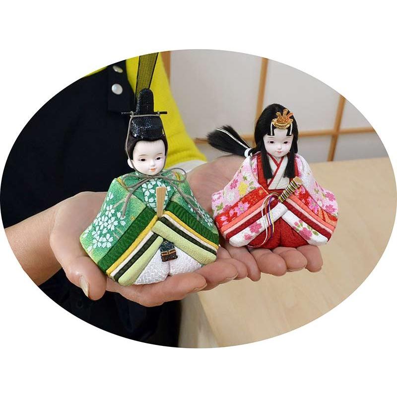 手のひらサイズ 雛人形 プリンセス雛人形 小型で可愛い コンパクト