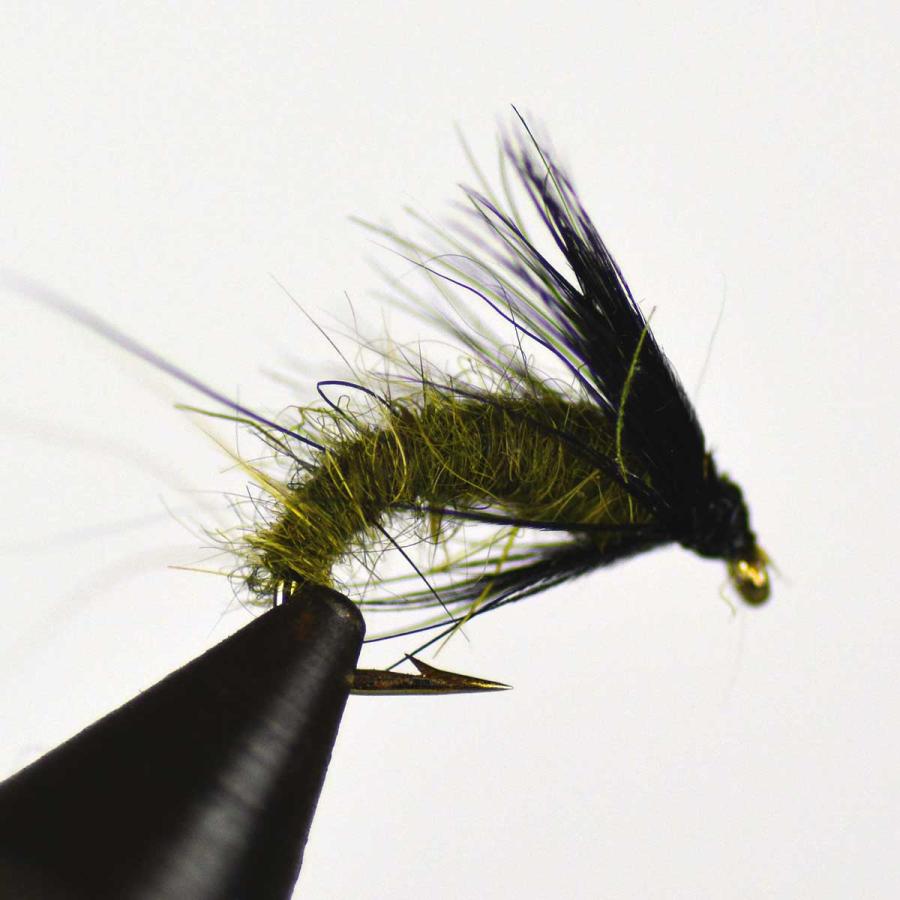 ニンフ カディスピューパ (#14 #16 #18) フライ  完成品フライ ルアー 釣り 川 渓流 管理 エリア | 