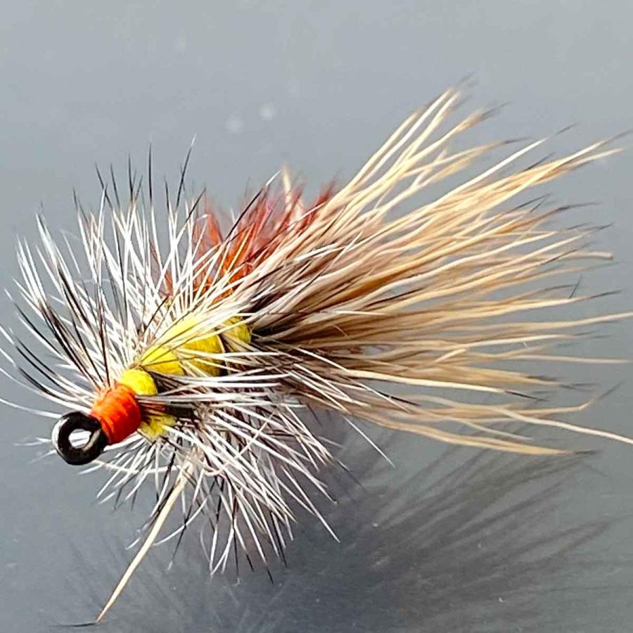 ドライフライ スティミレーター オレンジ (#8 #10) フライ 完成品