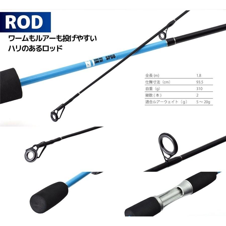ルアーセット ロッド 毎日がバーゲンセール リール ゼロワン 初心者 入門者 スピニング ブラックバス 川 ルアー 管理 エリア 釣り 渓流 ファイブスター