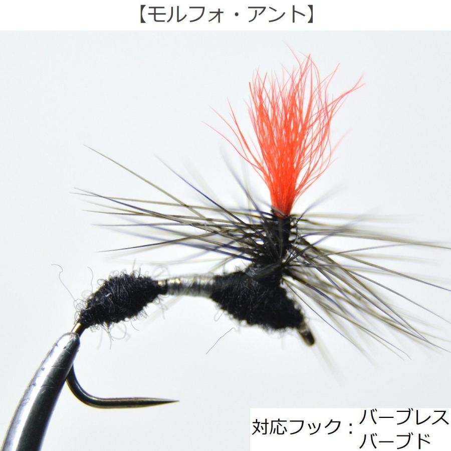モルフォアント 12 フライ フライフィッシング入門 完成品フライ ルアー 釣り 川 渓流 管理 エリア 最大63 オフ